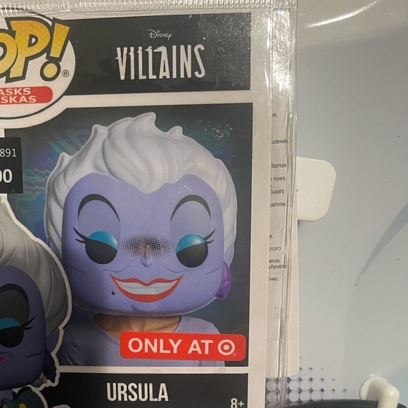 Disney The Little Mermaid Ursula Funko Pop! Oversized Halloween Costume Mask NWT - Picture 9 of 12